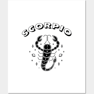 Scorpio Astrology Sign Posters and Art